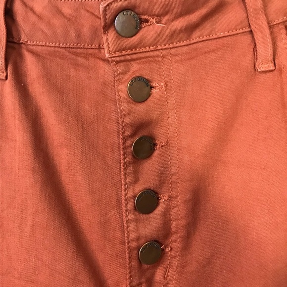 Letter to Juliet L.T.J. Genoa Burnt Orange/ Brown Wide Leg Crop Pants size 30 - Picture 5 of 11